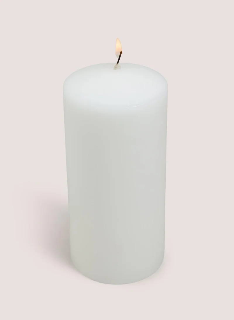 Matalan White Church Medium Candle